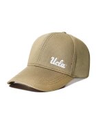 UCLA Sapca baseball unisex cu inchidere velcro Jenner - Maro nisip