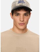 UCLA Sapca baseball unisex cu model in carouri Jermaine - Bej