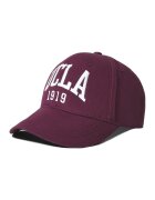 UCLA Sapca unisex cu logo brodat Ballard - Visiniu/Alb optic