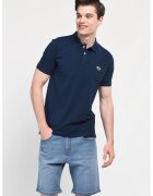 UCLA Tricou cu guler - LAKE - Bleumarin - Bleumarin