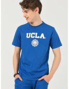 UCLA Tricou cu imprimeu logo Gayley - Alb/Albastru inchis