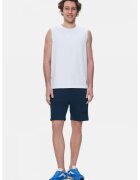 UCLA Tricou fara maneci cu decolteu la baza gatului Bodhi - Alb optic