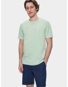 UCLA Tricou regular fit cu decolteu la baza gatului Caleb - Verde