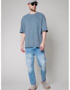 uFIT Blugi cu aspect decolorat - Albastru deschis