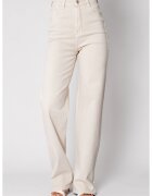 uFIT Blugi elastici regular Cream 19701 - Bej