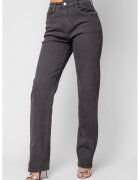 uFIT Blugi elastici regular Grey Anthracite 20046 - Gri
