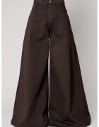 uFIT Blugi foarte largi din denim Brown 19457 - Maro