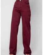 uFIT Blugi lungi regular Burgundy 20096 - Visiniu