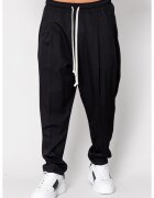 uFIT Pantalon lung larg cu snur Black 19374 - Negru