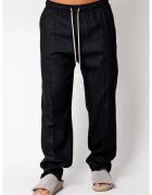 uFIT Pantaloni lung din IN cu snur Black 16859 - Negru