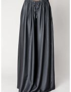 uFIT Pantaloni lung din mix de matase Grey Anthracite 18040 - Gri cenusiu