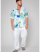 uFIT Pantaloni lung Oversized White 12127 - Alb optic