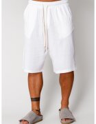 uFIT Pantaloni scurt din IN cu snur Off White 17248 - Alb