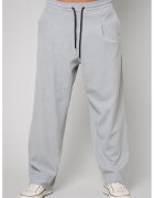 uFIT Pantaloni supradimensionati cu snur - Gri deschis