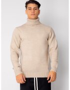 uFIT Pulover cu guler inalt Light Beige 19076 - Bej deschis
