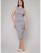 uFIT Rochie midi cambrata - Gri