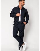 uFIT Set Caruso Jacheta cu fermoar si pantalon lung Navy New 18223 - Bleumarin