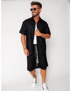 uFIT Set Lion din In camasa si pantalon scurt Black 17734 - Negru