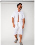 uFIT Set Lion din In camasa si pantalon scurt White 17729 - Alb optic