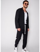 uFIT Set Long Tulum Jacheta tip kimono si pantalon Premium Edition Black 19169 - Negru