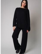 uFIT Set Lorelle mix lana si casmir Black I 18364 - Negru