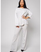 uFIT Set Lorelle mix lana si casmir pulover si pantalon lung Grey I 18366 - Gri