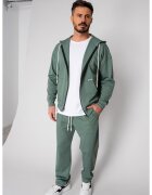 uFIT Set Loren din bumbac Jacheta si pantalon Dark Olive 19292 - Verde masliniu inchis