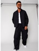 uFIT Set Super Oversized Camasa si pantalon lung Black 18334 - Negru