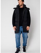 uFIT Vesta lunga cu fermoar si gluga Black I 18976 - Negru
