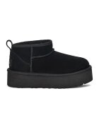 UGG Ghete de piele intoarsa fara inchidere Classic Ultra - Negru