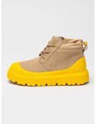 UGG Ghete impermeabile din piele intoarsa Neumel - Galben/Verde sparanghel