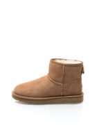 UGG Ghete maro camel de piele intoarsa Classic Mini II