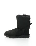 UGG Ghete negre din piele intoarsa fara inchidere Bailey