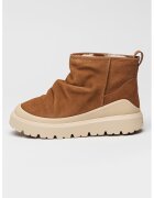UGG Ghete slip-on de piel eintoarsa cu garnituri sintetice Heritage Utility - Caramel