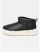 UGG Ghete slip-on de piele Ultra Mini Wrap - Negru