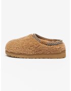 UGG Papuci din piele de oaie cu captuseala din amestec de lana Tasman Maxy Curly - Maro deschis