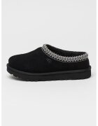 UGG Saboti din piele intoarsa cu captuseala de piele de oaie Tasman II - Negru/Alb optic