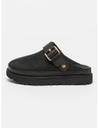 UGG Saboti din piele intoarsa Goldenstar Villa - Negru