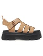 UGG Sandale dama Sand W Cora - piele naturala - negru/bej