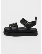 UGG Sandale din piele cu talpa flatform Goldenstar Vila - Negru