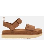 UGG Sandale din piele intoarsa cu talpa joasa