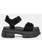 UGG Sandale din piele nubuc si talpa demi-wedge Ashton