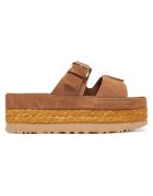 UGG Slapi dama - model Chestnut W Aubrey Slide - piele naturala - maro -
