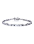 UNA VIDA Bratara Tennis Diamante Moissanite 0.1ct - Barbati - Masura 18 cm