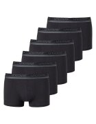 uncover by SCHIESSER Set de boxeri cu banda logo in talie - 6 perechi - Negru