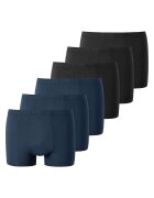 uncover by SCHIESSER Set de boxeri uni - 6 perechi - Negru/Albastru inchis
