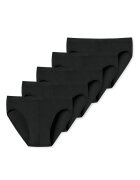 uncover by SCHIESSER Set de chiloti Supermini - 5 perechi - Negru