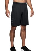 Under Armour Bermude cu imprimeu logo pentru antrenament Tech™ - Negru