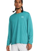 Under Armour Bluza cambrata pentru alergare Launch - Gri deschis/Verde persan