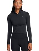 Under Armour Bluza crop fara cusaturi - pentru fitness Vanish - Negru
